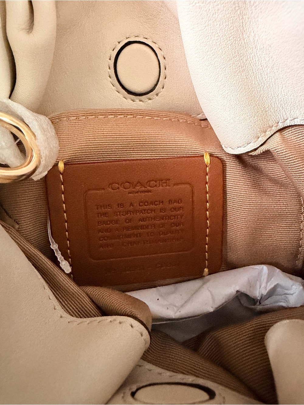 Coach Faye Mini Drawstring Bag - Picture 10 of 11